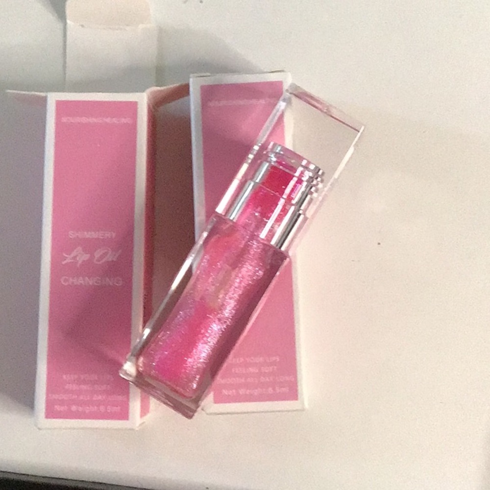 Source Unknown Pink Shimmer Lip Gloss